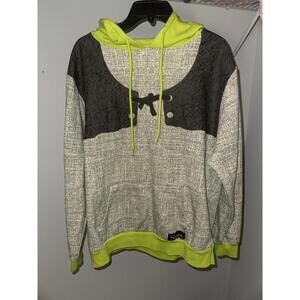 Vintage DreamWorks Shrek Hoodie – Ogre Ears, Size L, Rare Character Merch